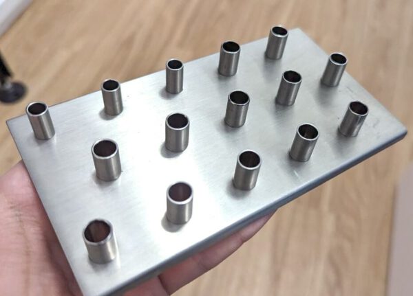 Stand light für Handstück und Winkelstücke glanz Mettal